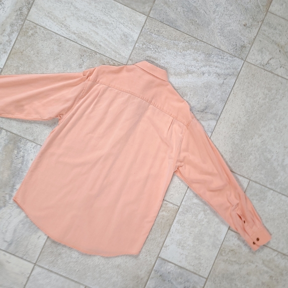 Vintage Axis Button Down Long Sleeve Colar Shirt Top - Picture 3 of 6